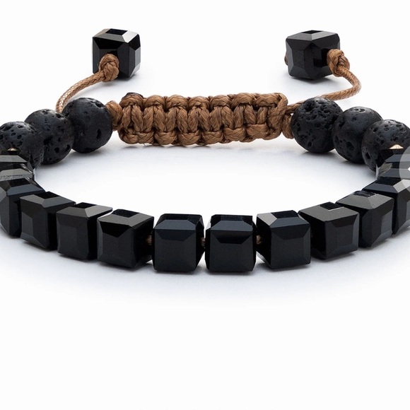 Vitality Extracts Kids Glass Diffuser Bracelet (Obsidian) / BRAND NEW / UNISEX - Picture 2 of 5